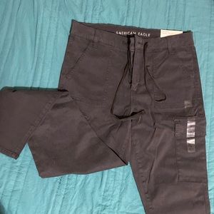 NWT Size 14 American Eagle, Hi-Rise Jegging, Super Stretch, Charcoal Grey color